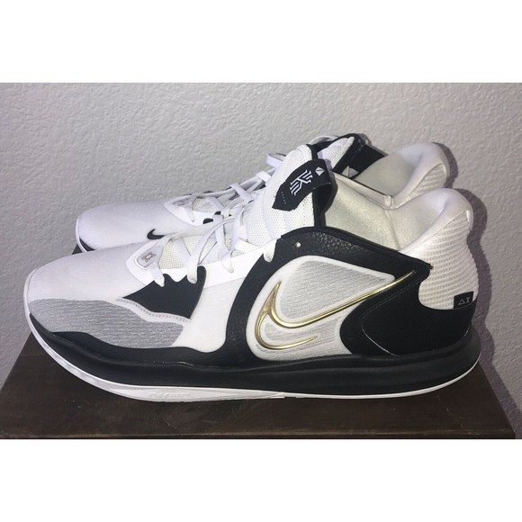 kyrie low kyrie shoes white and gold